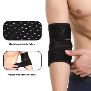 Safety Breathable Elbow Brace Shock Absorb Elbow Support Protector for Gym Sports Outdoor Workout