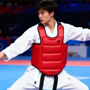 Sample Paid Shipping WKF Karate Chest Protector Lightweight Durable Breathable Comfortable Unisex