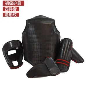 Sanda Junior Scholar 4 Piece Martial Arts Protective Gear MMA Body Protector