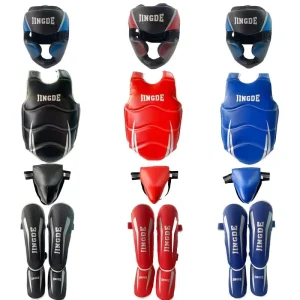 Sanda Protective Gear Full Set for Adults Children Boxing Muay Thai Training Taekwondo Equipment