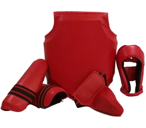Sanda Protector Boxing Sparring Set PU Material Protective Gear