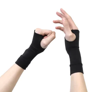 Seamless Thumb Sleeve Neoprene Breathable Compression Sports Pressure Wrist Guard for Gym Fitness