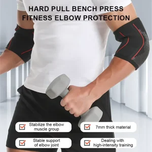 Secure Splicing Elbow Sleeve with High Intensity Elbow Support for Tear Resistant Elbow Brace