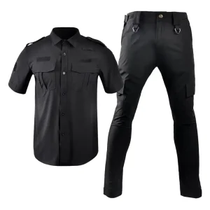 Security Guard Uniform Custom Workwear Navy Blue Black Training Uniform