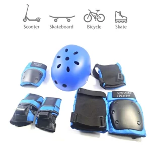 Set 6 Dual Sport Protective Gears for Kids Children’s Knee Elbow Pads for Skateboard Bicycle Ice Inline Roller Skate Protector