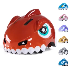 Shark Kids Bike Helmet Adjustable Multi Sports Helmet Bicycle Scooter Skateboard Protective Gear Helmet for Child