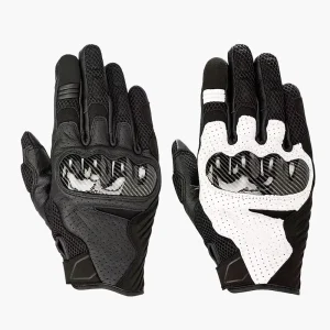 Sheep Skin Motorcycle Gloves Custom Carbon Fiber Protective Gear Impact Protection Motocross Racing Gloves