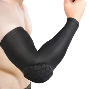 Shield Shape Crash Proof Elbow Pads Arm Sleeve Compression Shin Pads Brace Protector Gear Knee/Arm Sleeve Gym Sports All Season
