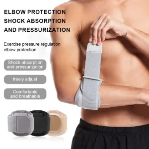 Shock Absorption Elbow Support Features Shock Absorption Elbow Sleeve Soothing Elbow Brace Cushioning for Elbows