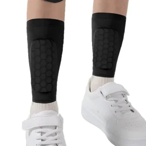 Short Honeycomb Children’s Football Calf Guard 10mm Thickened EVA Anti Collision High Elastic Shin Guard