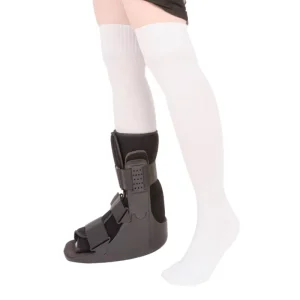 Short Medical Adjustable Ankle Foot Orthosis Brace Walker Boot for Foot Sprain