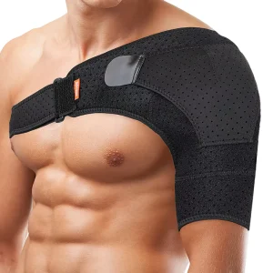 Shoulder Support Brace and Arm Sling Compression Sleeve for Preventing Strains and Dislocation