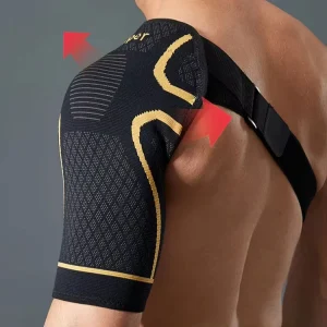 Shoulder Support Brace and Arm Sling Compression Sleeve for Preventing Strains and Dislocation