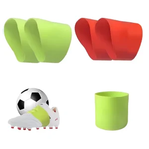 Silicone Elastic Shoe Laces Anti-Slip Grip Tape for Soccer Football Baseball Training Protective Gear Covers for Shoes