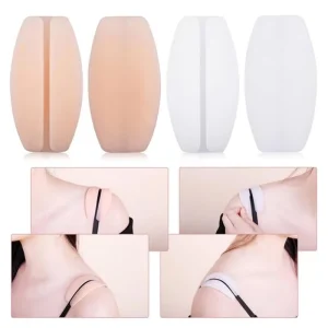 Silicone Lady Bra Strap Transparent Shoulder Protector Anti Allergy Eco Friendly Anti Slip Oval Shape Reduced Shoulder