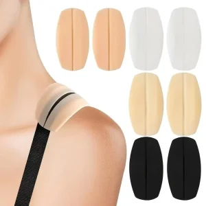 Silicone Shoulder Pads Anti Slip Bra Strap Cushions Soft Gel Shoulder Protectors for Women Clothing