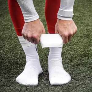 Silicone Soccor Leg Bands Tape Alternative to Hold Shin Guards in Place Work Perfect With Soccer Sock Sleeves and Grip Socks