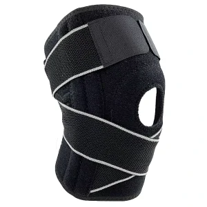 Silicone Spring Knee Protector Patella Joint Brace Breathable Bandage Knee Pads for Sports