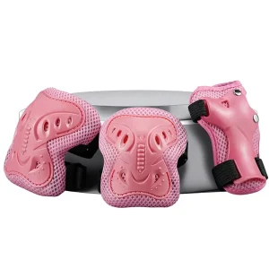 Skate Protective Gear Set Skateboard Pads Hard Shell Knee Guards Inline Roller Skate Adjustable Kids Sport Safety Crawling