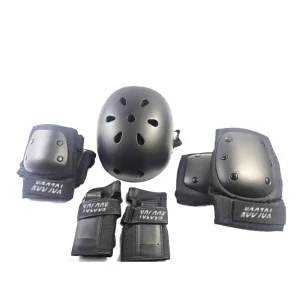 Skateboard Ice Roller Skating Protective Gear Elbow Pads Wrist Guard Cycling Riding Knee Protector for Kids Men Women OEM