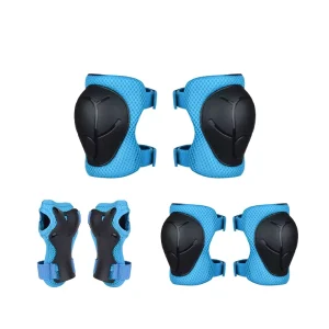 Skateboard Ice Roller Skating Protective Gear Foam ABS Elbow Knee Pads Wrist Safety Guard Cycling Riding Helmet Lightweight
