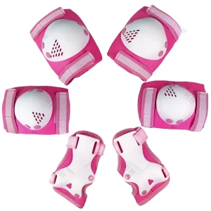 Skateboard Knee Elbow Wrist Protection Pad Set For Kid Youth Adult Roller Skate Protective Gear Set Knee Pa