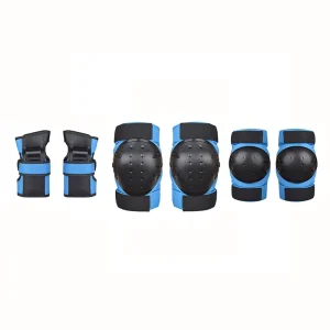 Skating Cycling Knee Pads Elbow Pads Wrist Guards Set Protective Gear Set for Skateboarding Cycling Bike BMX Bicycle Scootering