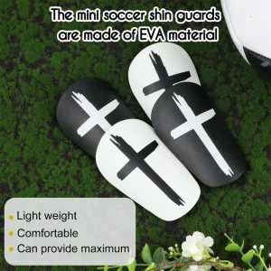 Small Size Mini Shin Guards Comprehensive Protection Kids Football Shinpad Leg Pads PP EVA Plastic Material Universal Fit