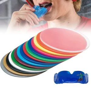 Smile Find Custom Thickness Colors Vaccume Forming Sheets Plastic Dental Consumables Mouth Guard Sport Round Sheet