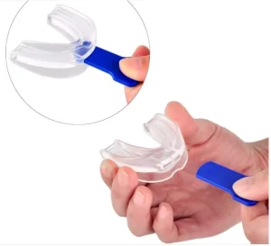 Snore Mouth Guard Breath Anti-Snoring Mouth Guard Device Stop Snore Trays Silicone Mouthpiece Apnea Guard With Box