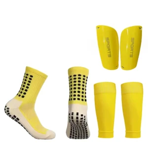 Soccer Shin Guard Shin Protector Shinguards Set Sports Football Socks for Pain Relief and Protection