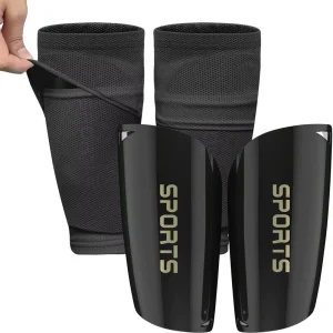 Soccer Shin Guard Sleeves With Insert Pocket Shin Pad Compression Sleeves For Child Teens Adults