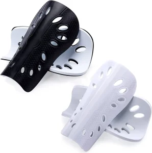 Soccer Shin Guards 2 Pair Lightweight and Breathable Shin Guard Sleeves Adults and Kids Calf Protective Gear Shin Guards