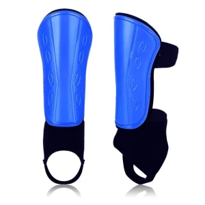 Soccer Shin Guards Padded Shin Protection Equipment with Ankle Support and Adjustable Straps