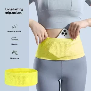 Soft Daily Yoga Adjustable Lumbar Back Brace Support Belt with Bag