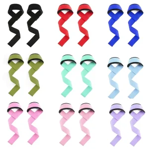 Soft Webbing Wrist Lifting Strap Heavy Duty Weight Lifting Band Or Gym Weight Lifting Strength Training