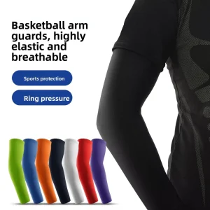 Spandex Breathable Elastic Elbow Guard Protective Gear Sun-Protective Cycling Fishing Sports Compression Arm Sleeves