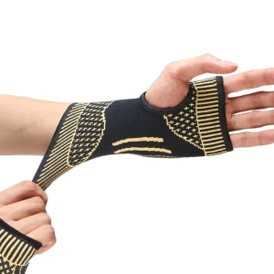 Spandex Sport Elastic Wrist Support Compression Thumb Wrist Protector Adults’ Guard for Palm and Wrist