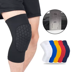 Spandex Sports Knee Cover Breathable Honeycomb Anti Collision Patella Protection Men Women Outdoor Basketball Knee Pad