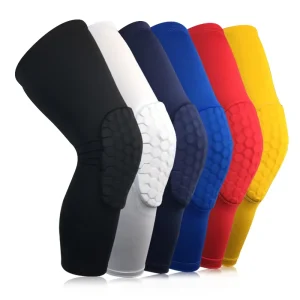 Sport Basketball Football Volleyball Protector Long Compression Knee Sleeves Honeycomb Anti Collision Knee Pads