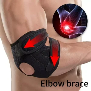 Sport Elbow Joint Pain Arthritis Relief Sleeve Neoprene Elastic Support Desk Elbow Support For Adult