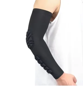 Sport Elbow Pads Elastic Basketball Arm Sleeve Crashproof Honeycomb Elbow Support Elbow Protector Guard