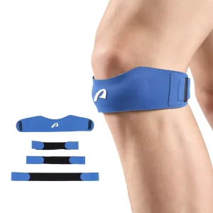 Sport Fitness Shock Absorbing Knee Joint Tendon Protector Band Adjustable Breathable Patella Support Straps