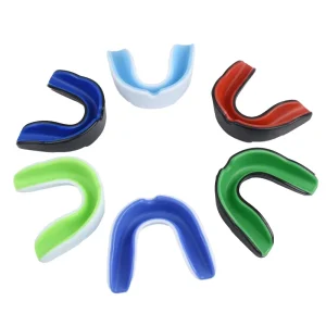 Sport Mouth Guard EVA Teeth Protector and Tooth Brace for Boxing with Anti teeth Grinding Protection Universal Fit and Box
