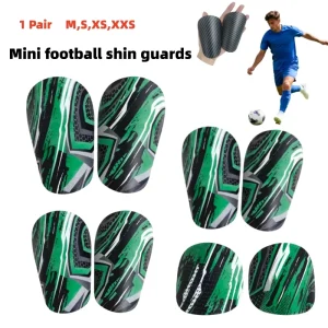 Sporting Style Mini Soccer Shin Guard Leg Pads Green Four Size for Soccer Players Leg Professional Protection Accessories