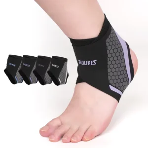 Sports Ankle Brace Ankle Guard for Running Cycling Single-piece Adjustable Thin Pressure Soft Ankle Strap 7141