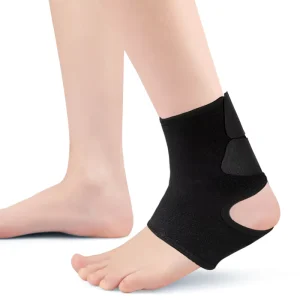 Sports Ankle Brace SBR Material Compression Band Protective Gear for Soccer Basketball and Running Breathable Adult