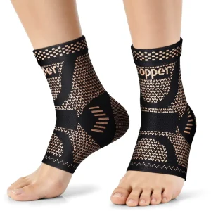 Sports Ankle Brace Support Ankle Compression Sleeve Socks for Plantar Fasciitis Sprained Ankle Tendon Pain Relief