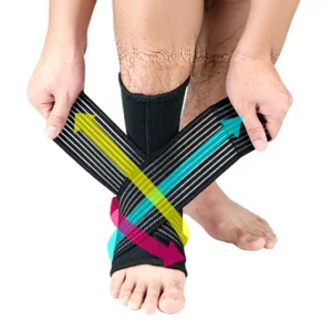 Sports Ankle Supports Comfortable Basketball Fitness Ankle Strap Compression Custom Design Ankle Support Brace