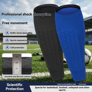 Sports Calf Shin Guard Honeycomb Design EVA Material Adult Outdoor Basketball Riding Equestrian Soccer Protection Custom